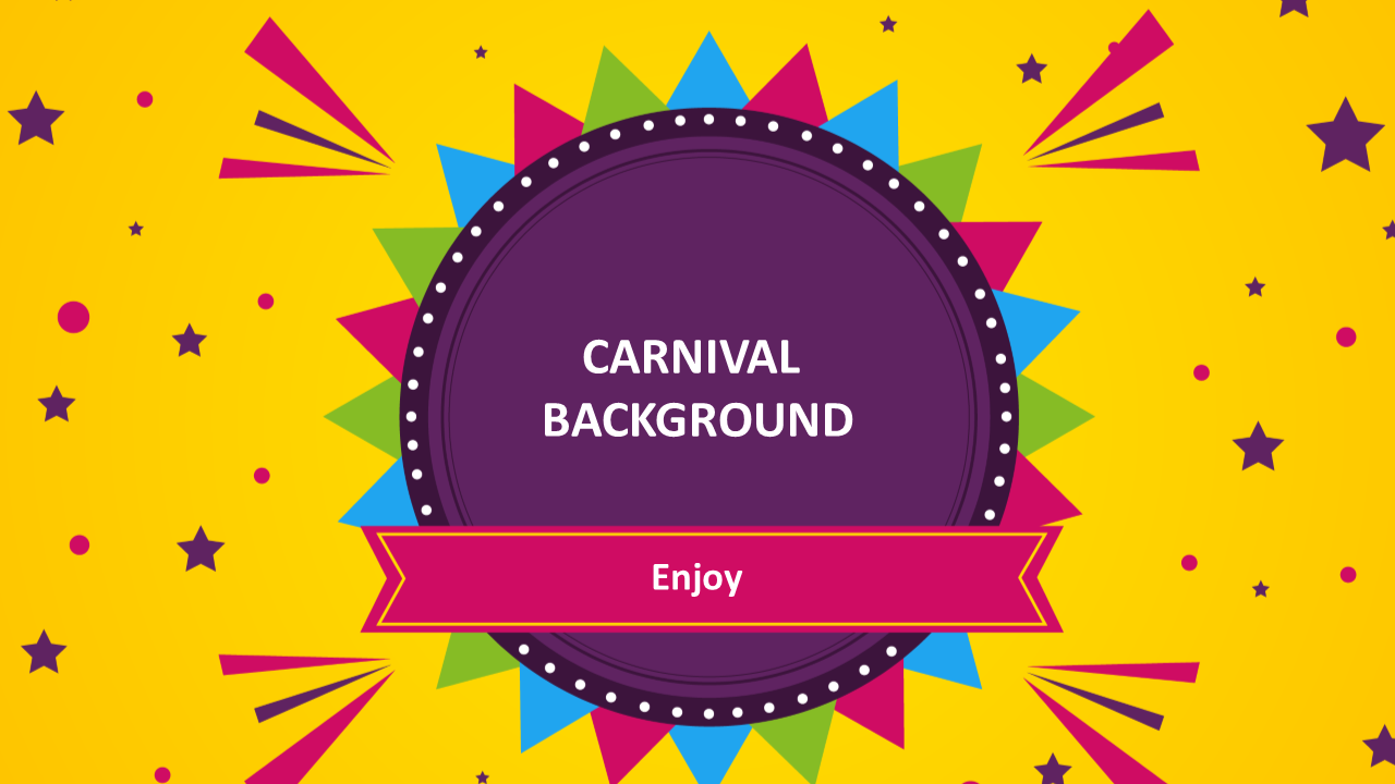 Carnival Background PowerPoint Template and Google Slides